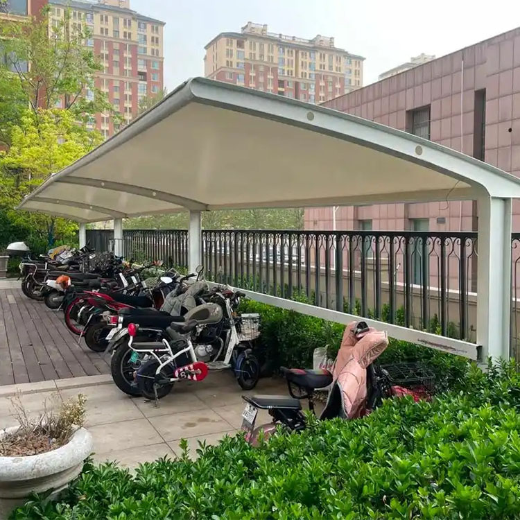 铁岭膜结构电动车棚